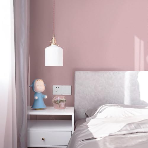 Ismoon Pink Wallpaper Peel and Stick Pink Contact Paper 17.7''×197''Removable - Image 4