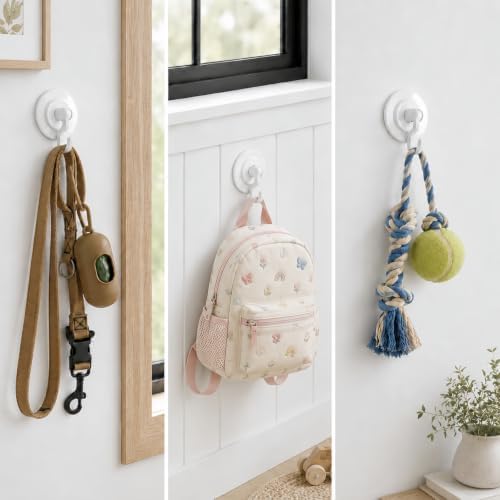 Adhesive Ceiling Hooks for Hanging Plants: 3lb 360 Swivel for Ceiling Decor - Image 5