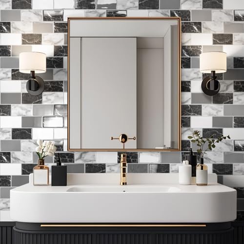Art3d 10-Pack Marble Wall Tiles Peel and Stick Backsplash - Image 4