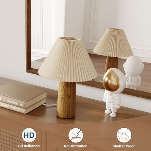 WEER Walnut Bathroom Vanity Mirror 40X30 Inch - Image 3