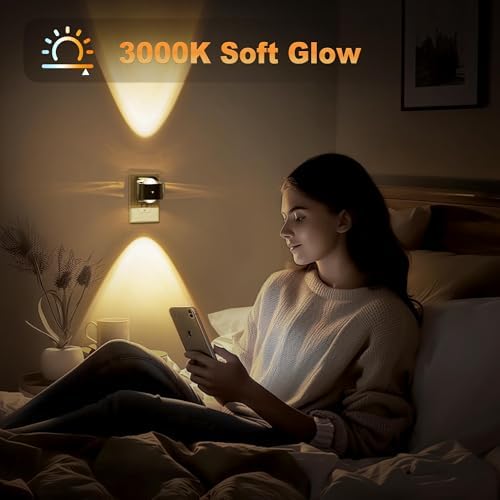 JandCase 0-150LM Super Bright Automatic Night Light, Dusk to Dawn, 2 Pack - Image 6