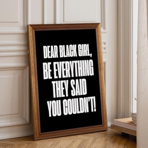 Be Everything They Said You Couldn't Motivational Canvas Wall Art, - Image 6