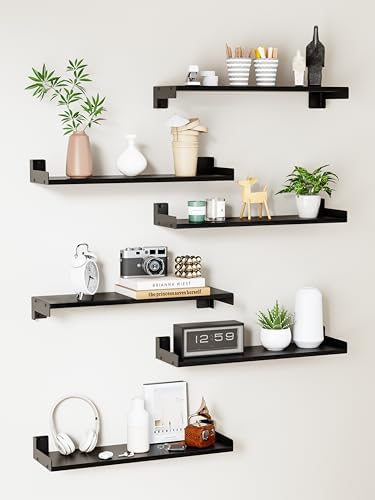Floating Shelves for Wall, Shelves for Decor Storage by FNBAR