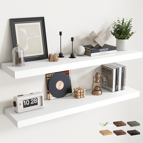 48 Inch Floating Shelves for Wall by Marsmiles