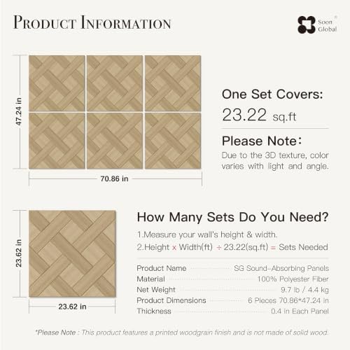 Soon Global Acoustic Wall Panels, Cedral Arc - Image 3