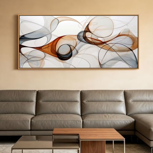KLAKLA Framed Large Abstract Wall Art - Image 2