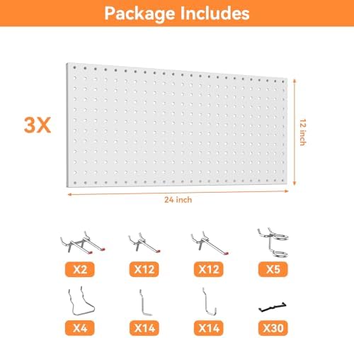 WALMANN 96 PCS Pegboard Kit - Image 4