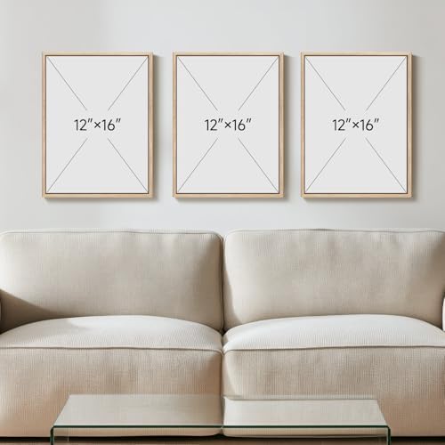 Framed Sage Green Beige Boho Abstract Geometric Wall Art Bedroom, 12x16 In - Image 3