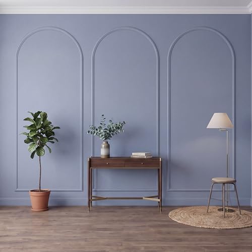 Colingmill 3 Set 32 x 78 Inch Arch Wall Molding Kit Peel Stick Wall Panels by Colingmill