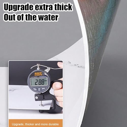 10pcsMarble Peel and Stick Waterproof Wall Panels, Backsplash - Image 5