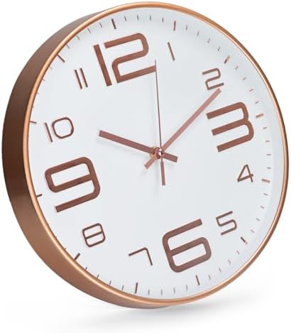 Wall Clock Modern Non-Ticking Battery Operated Silent Wall Clocks Simple Style - Image 3