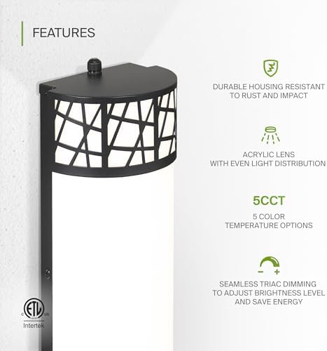 ASD 12 Inch LED Indoor Wall Sconce - Image 3