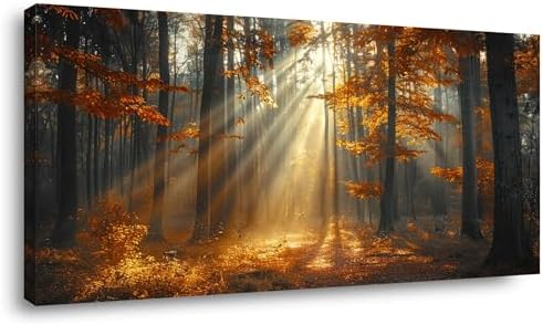 Lasdel Beautiful Autumn Forest Landscape Wall Art by Lasdel