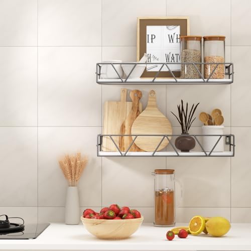 Floating Shelves Set of 3, Wood Wall Shelf, Farmhouse Shelf - Image 4