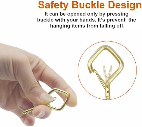20PCS Eye Screw Hooks for Hanging Heavy Duty - Image 4