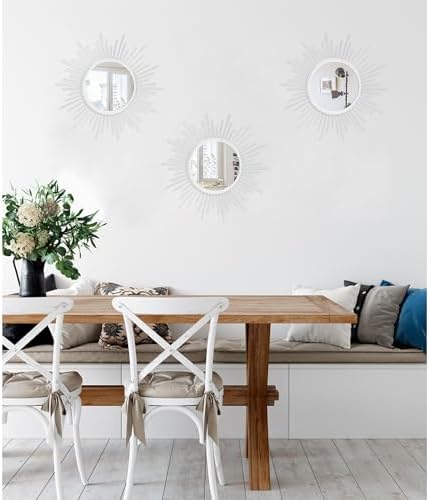 Mirror Wall Decor White Mirrors - Image 6