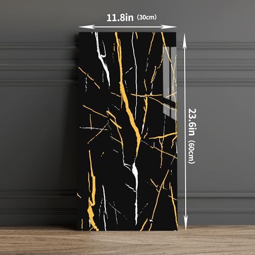 Haimin 3D Wall Panels Peel and Stick Marble Tile Look 10 Pack Waterproof - Image 3