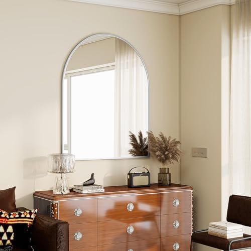 BEAUTYPEAK 36"x48" Arch Bathroom Wall Mirror - Image 6