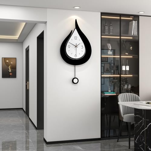 Decorative Modern Silent Pendulum Wall Clock - Image 3