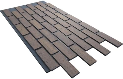 EverStone Traditional Faux Brick Panel, Pecan Color - Image 6