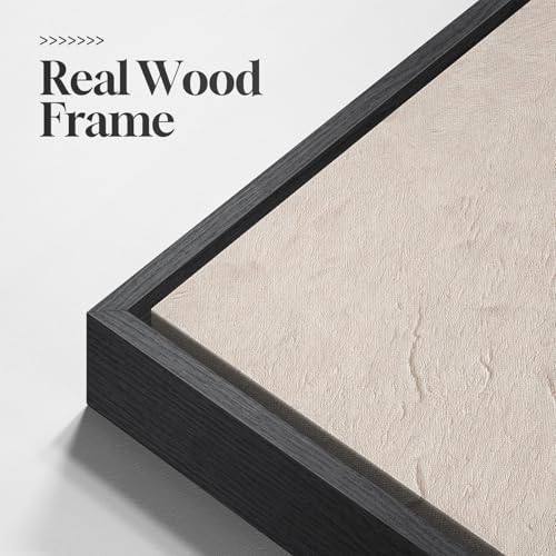 Framed Brown Abstract Mountain Wall Art - Image 5
