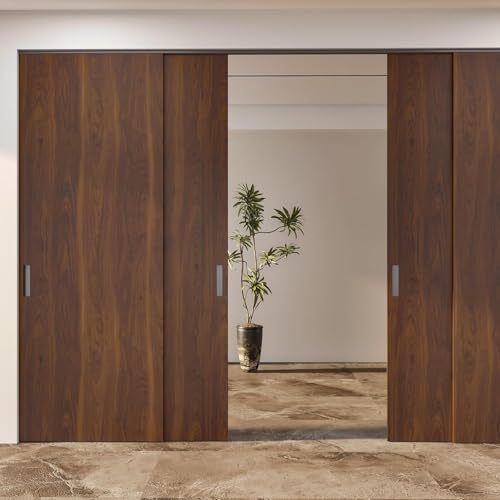 BOMENG Dark Brown Walnut Wood Grain Contact Paper 48 x 197 Inch Peel and Stick - Image 3
