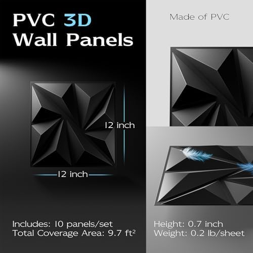 10-Pack 3D Wall Panels - Image 2