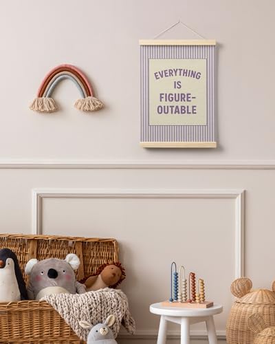 FGFK Everything Is Figureoutable Positive Affirmations Wall Art Poster Hanger - Image 6