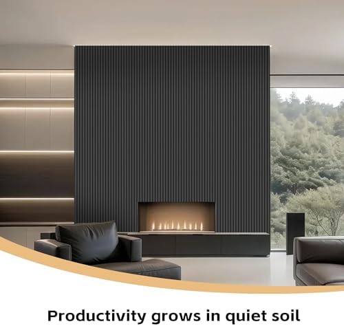 RITOLLO 4 Pack Wood Panels for Wall, 90.55"×12.6" Wood Slat Acoustic Panels for - Image 5
