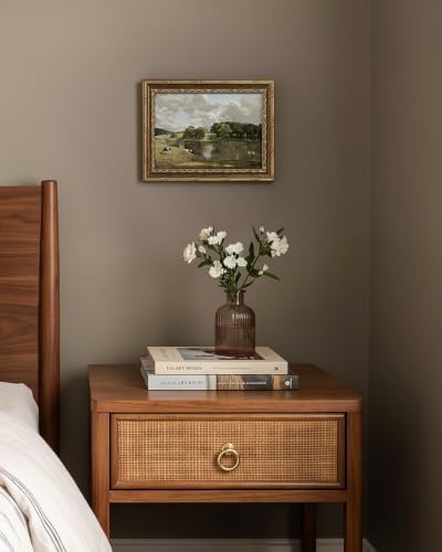 InSimSea Vintage Landscape Wall Art, Pastoral Cow Scenery Painting Prints - Image 5