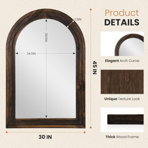Arched Bathroom Mirror - Image 4
