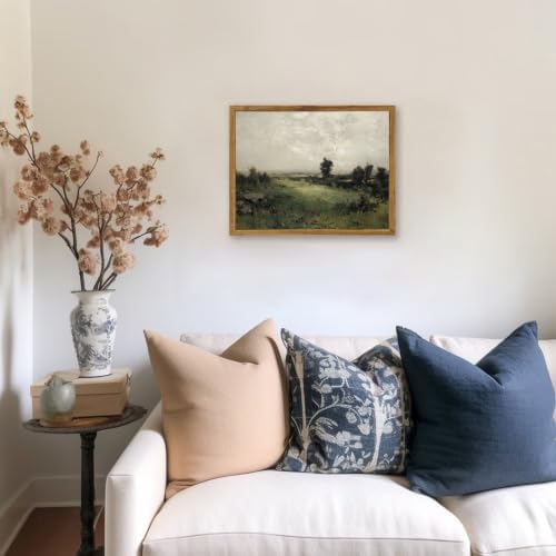 KBKBART Framed Canvas Wall Art, The Vast Grassland Wall Decor 12x16inch - Image 5