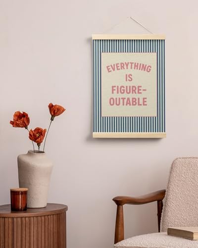 FGFK Everything is Figureoutable Positive Affirmations Wall Art Poster Hanger - Image 4
