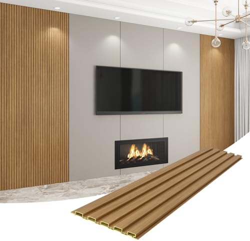 Slat Wall Panel 8-Pack, 118’’x6.3’’ by Unknown
