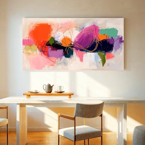 Modern Colorful Graffiti Abstract Wall Art - Image 2