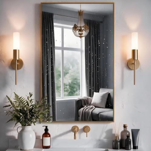 DUMOS 24"x40" Wall Mirror, Bathroom Mirrors by DumosLifestyle