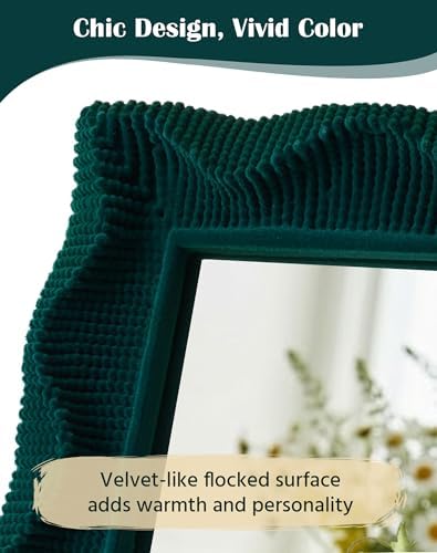 Emerald Green Wall Mirror Decor - Image 3
