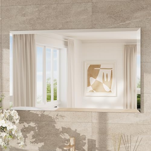 TokeShimi Bathroom Vanity Mirror Frameless by TokeShimi