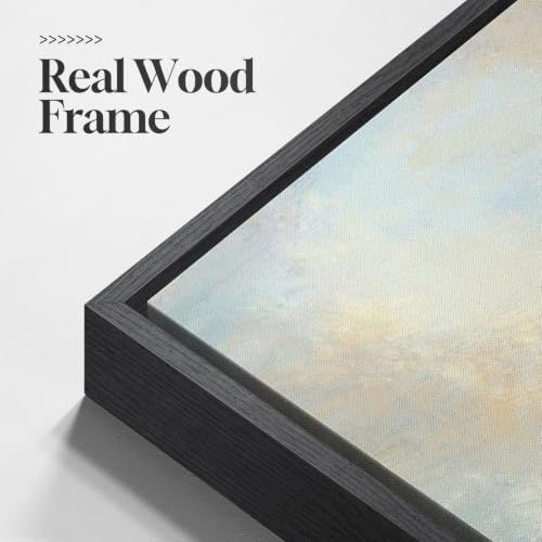Extra Large Framed Abstract Landscape Wall Art - Image 3