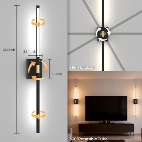 Battery Operated Wall Sconce, 10000mAh 4CCT Dimmable - Image 7