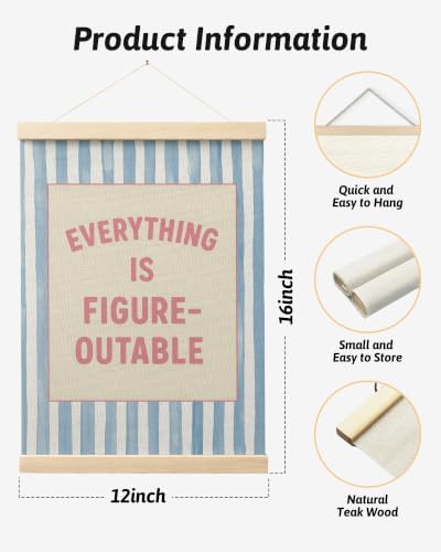 FGFK Positive Affirmations Wall Art Poster Hanger Frame 12x16 Inch - Image 2