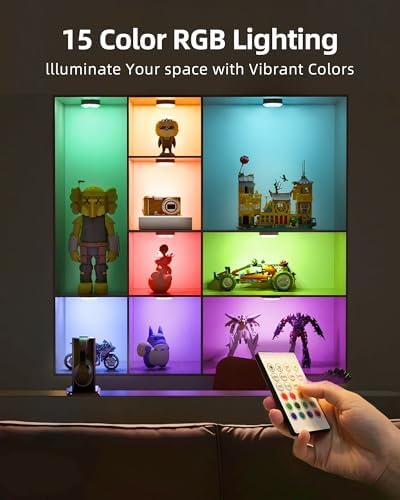 EZVALO RGB Under Cabinet Puck Lights - Image 5