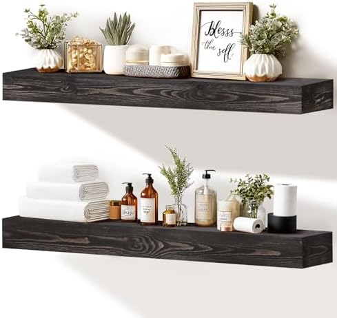 Floating Shelves, 36 x 7 Inch Fireplace Mantel by YLYHSST
