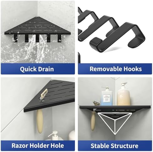 10'' Corner Shower Shelf - Image 4