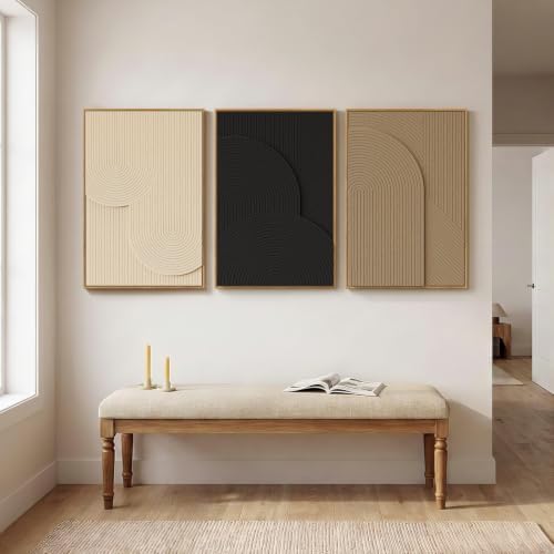 Large Framed Modern Abstract Wall Art - Image 5