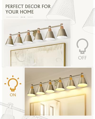 FEMILA Bathroom Light Fixtures, Modern Bathroom Vanity Light - Image 5