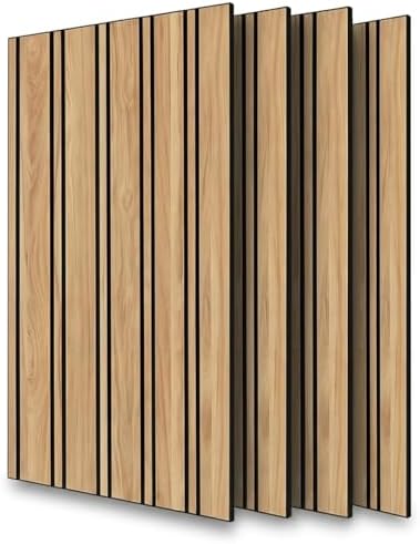 Acoustic Wall Panels, 4 Pack 47.2"x23.6" High Density Neutral Decorative Noise - Image 6