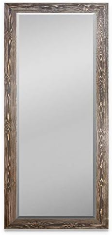 Renditions Gallery Full Body Mirror Dark Room Walnut Wooden Framed Large by RenditionsGallery