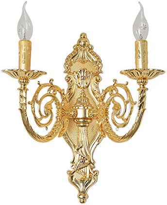 Aiwen Wall Lights 2-Light Wall Sconce Crystal Candle Wall-Lamp Corridor Living by AiwenLighting