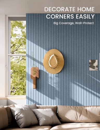 Fluxynara 48" x 36" Large Felt Bulletin Board，Coastal Haze - Image 3